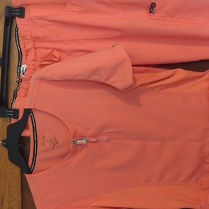 Coral Koi lite scrub set large tall/large